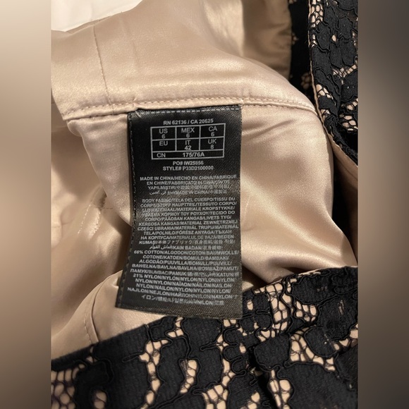 Guess by Marciano Black Floral Lace High Waist Shorts - Picture 6 of 9